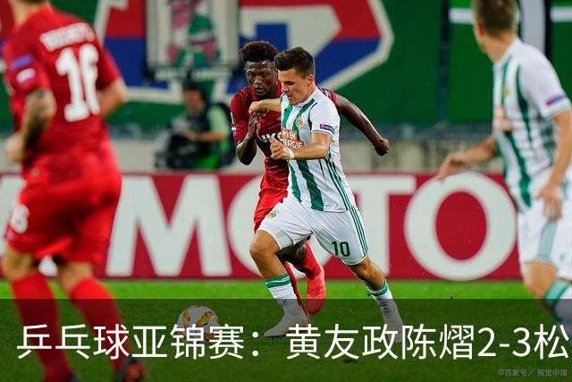 乒乓球亚锦赛：黄友政/陈熠2-3松岛辉空/张本美和 混双摘银